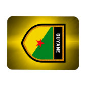 Guyane Flag Magnet (Horizontal)