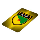 Guyane Flag Magnet (Linke Seite)