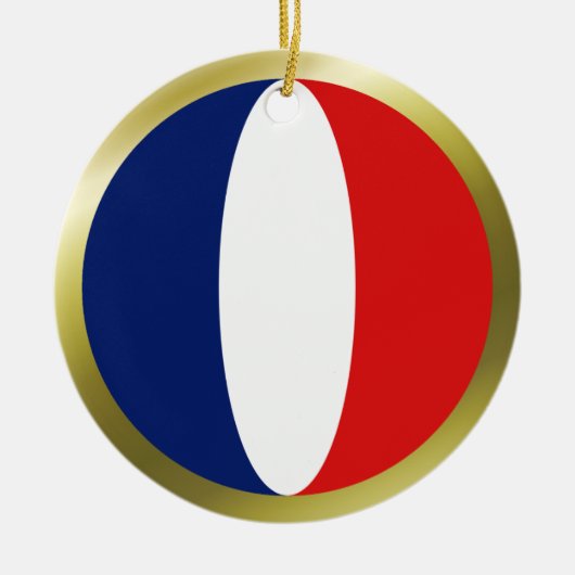 Guyane Flag Ornament (Vorne)