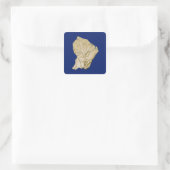 Guyane Map Sticker (Tasche)