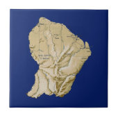 Guyane Map Tile Fliese (Vorderseite)
