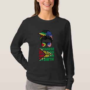 Guyanese Blut Amerikanisch Durch Geburt Guyana Guy T-Shirt