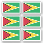 Guyanese Flag Aufkleber (Vorderseite)