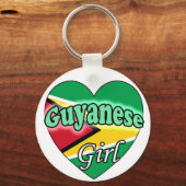 Guyanese Girl Schlüsselanhänger (Vorderseite)