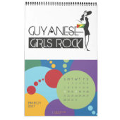 Guyanese Girls Rock Calendar Kalender (Mär 2027)
