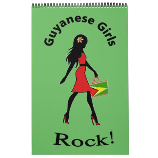 Guyanese Girls Rock Calendar Kalender