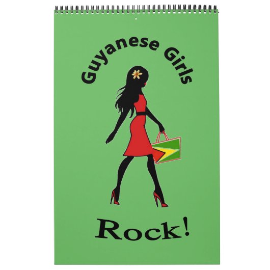 Guyanese Girls Rock Calendar Kalender (Titelbild)