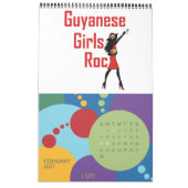 Guyanese Girls Rock Calendar Kalender (Feb 2027)