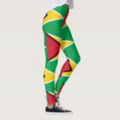 "Guyanese Glory: Flag-Inspired Custom Leggings" Leggings (Rechts)