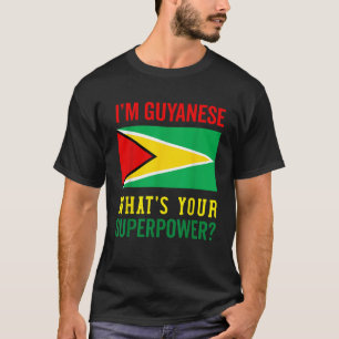 Guyanische Flagge für Männer Frauen Guyana Stolz E T-Shirt