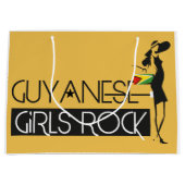 Guyanische Mädchen-Geschenk-Tasche Große Geschenktüte (Vorderseite)