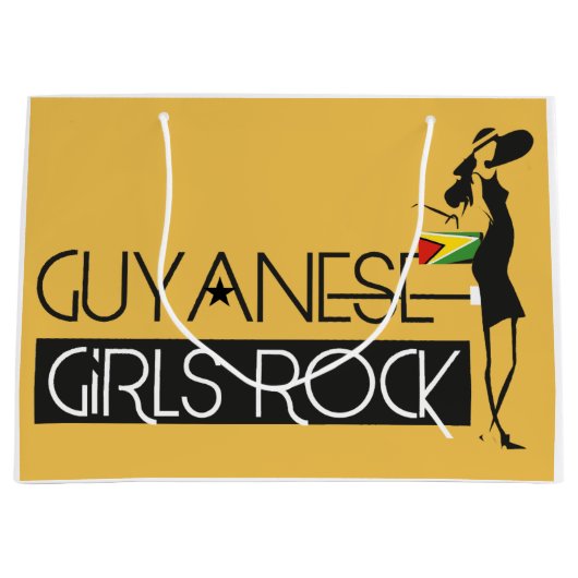 Guyanische Mädchen-Geschenk-Tasche Große Geschenktüte (Vorderseite)