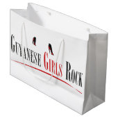 Guyanische Mädchen-Geschenk-Tasche Große Geschenktüte (Vorderseite Schrägansicht)