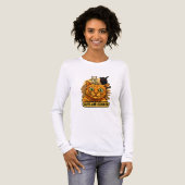 Guys Am I Cooked? Funny Cat Meme Panic Reaction Tri-Blend Shirt (Vorderseite voll)