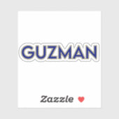 GUZMAN 02 — 3" STICKER (Blatt)