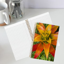 Guzmania Bromelien-Pflanze Floral Notizblock