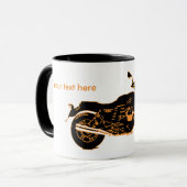 Guzzi Motorrad-Tasse Tasse (Vorderseite Links)