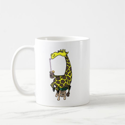 Guzzling Giraffe Kaffeetasse (Links)