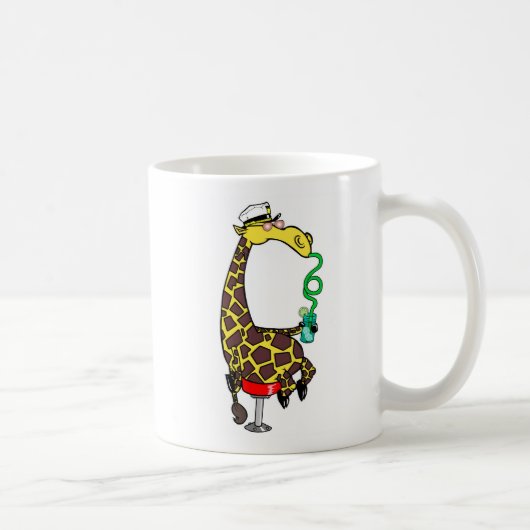 Guzzling Giraffe Kaffeetasse (Rechts)