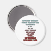 GV-Lebensmittel Magnet (Vorderseite/Rückseite)