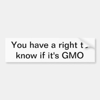 GVO-Autoaufkleber genetisch geändertes monsanto Autoaufkleber