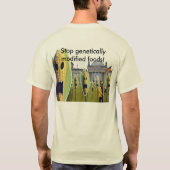 GVO-freie Zone (Bio) T-Shirt (Rückseite)