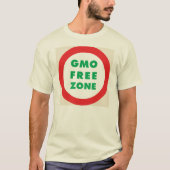 GVO-freie Zone (Bio) T-Shirt (Vorderseite)