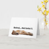 GVV Windhund, der zurückgezogen wird und es Karte (Gelbe Blume)