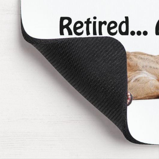 GVV Windhund, der zurückgezogen wird und es Mousepad (Ecke)