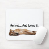 GVV Windhund, der zurückgezogen wird und es Mousepad (Mit Mouse)