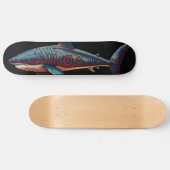 GW Shark - Aborigine Style - Skateboard Deck (Horizontal)