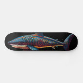 GW Shark - Aborigine Style - Skateboard Deck (Horizontal)