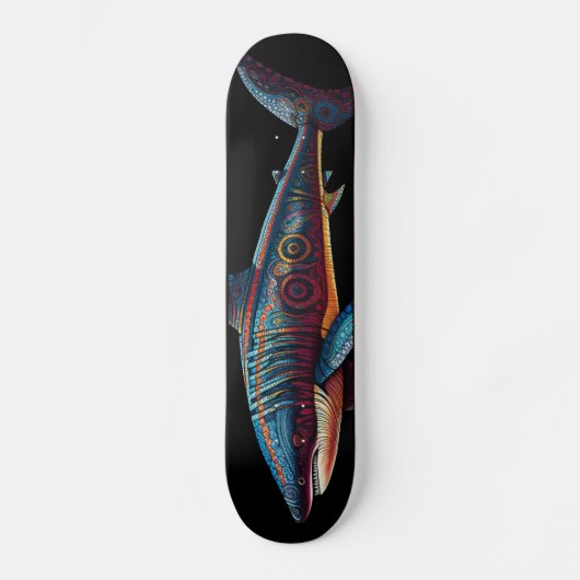 GW Shark - Aborigine Style - Skateboard Deck (Vorderseite)