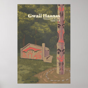 Gwaii-Haanas-Nationalpark-Reservat Kanada Reise Poster