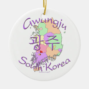 Gwangju Südkorea Keramikornament