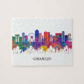Gwangju Südkorea Skyline Puzzle (Horizontal)