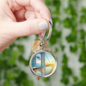 GWB anschließenfort-Lee NJ und Manhattan NYPlus Schlüsselanhänger (Hand)