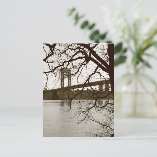 GWB in Entfernung Postkarte (Stehend Vorderseite)