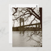 GWB in Entfernung Postkarte (Vorne/Hinten)