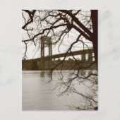 GWB in Entfernung Postkarte (Vorderseite)