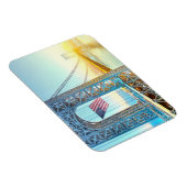 GWB verbindet Fort Lee NJ und Manhattan NYPlus Magnet (Rechte Seite)