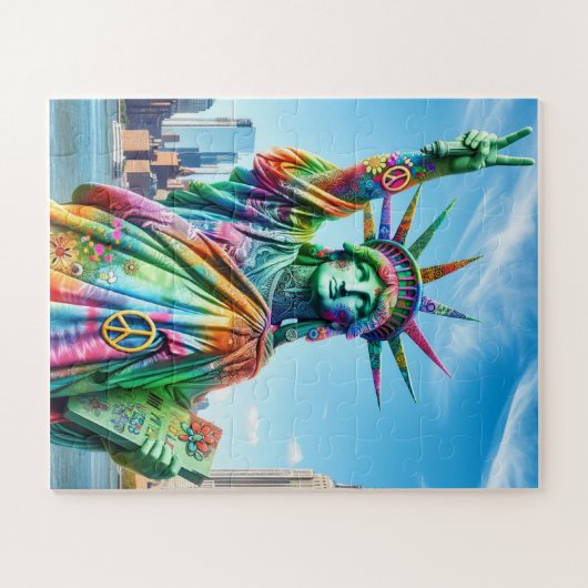 Gweb Statue of Liberty Puzzle (Horizontal)