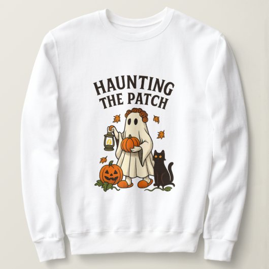 Gwendolyn, das Pumpkin-Picking-Abenteuer des Geist Sweatshirt (Design vorne)