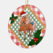 Gwenhwyer Holiday Kariert Ornament (Links)