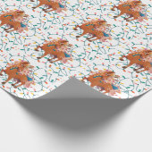 Gwenhwyer Lights Holiday Wrapping Paper Geschenkpapier (Ecke)
