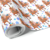 Gwenhwyer Party Wrapping Paper Geschenkpapier (Rolleneckpunkt)
