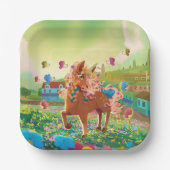 Gwenhwyer Rays of Sun Tellers Pappteller (Vorderseite)