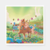 Gwenhwyer Sun Rays Napkins Serviette (Vorderseite)