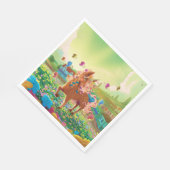 Gwenhwyer Sun Rays Napkins Serviette (Ecke)