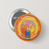 Gwenn Seemel Original Artwork HumanLight Button (Vorne & Hinten)